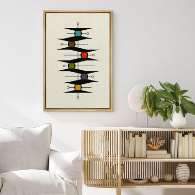 Mid Century Modern Boho Abstract Colorful Geometric Home Artwork Decor for Living Room,Bedroom X12