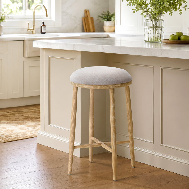 Backless Round Bar Stool