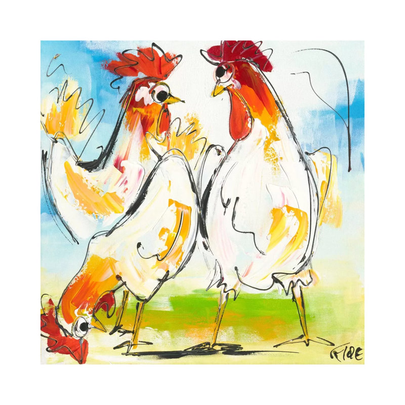 Tokkie II 1 Piece Wrapped Canvas Painting, 45.72 cm H x 45.72 cm W x 1.91 cm D