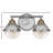 Kyoto 2 - Light Dimmable Polished Nickel Vanity Light