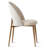Upholstered Dining Chair with Metal Legs-624426183