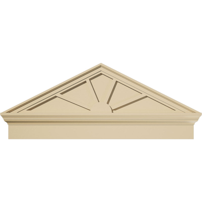Fronton en uréthane Signature, 42 po x 17,375 po x 2,75 po, Combinaison, 4 rayons