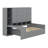 Wooden Daybed With Three Drawers, And All-In-One Cabinet, Desk And Shelves-114072547