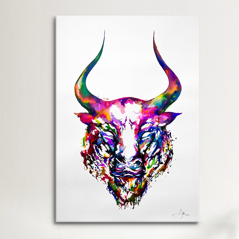 « philosopher », reproduction d’art sur toile tendue Marc Allante, H 26 po x l 18 po x P 1,5 po, Pas de tapis, Toile tendue