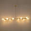 Lustre linéaire moderne 10 branches-123162533