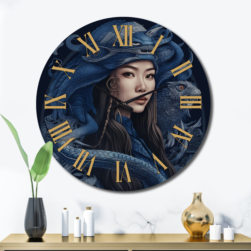 Horloge murale déesse Ainu, Très grand