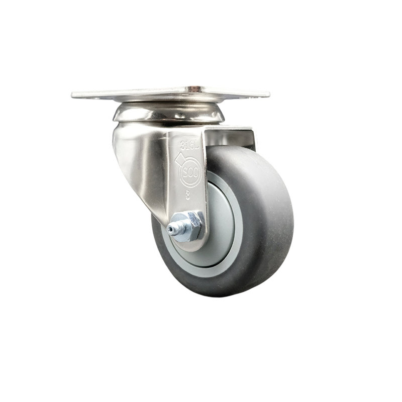 Roulettes de service en acier inoxydable 316SS