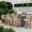 Tabourets de bar d'extérieur Breezia Bohemian Coastal-125320502-125320503