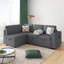 Canapé-lit modulaire convertible 83,9 po-2122589445