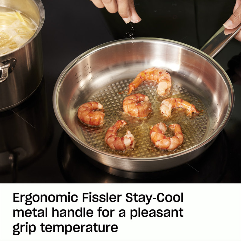 Fissler® Original-Profi Collection® Stainless Steel Frying Pan, 9.5" W