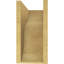 Bois de cèdre brut TimberThane Corbeau apprêté classique l 7 po x P 14 po x H 14 po-87683098