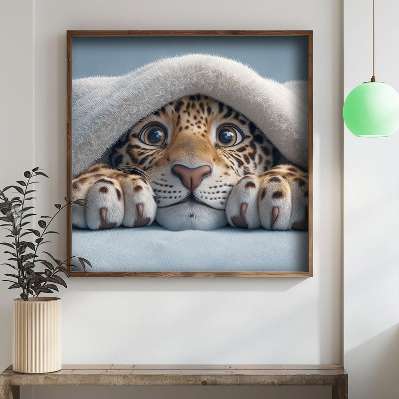 Peinture décorative en panneau de fibres à densité moyenne, H 19,69 po x l 19,69 po