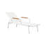 Dean Outdoor Teak Chaise Lounge