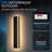 59" Modern Black LED Dimmable Waterproof  Linear Outdoor Wall Sconce for Exterior Porch or Garden-637328807