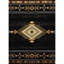 Tapis 100% artisanal Tribe Gcyls4001, noir, 2,58 pi x 7,25 pi, en polypropylène, teinté, pour tapis d'étagère à linge