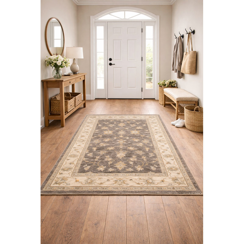 Tapis oriental Mhada traditionnel fait à la main 4X6 Peshawar