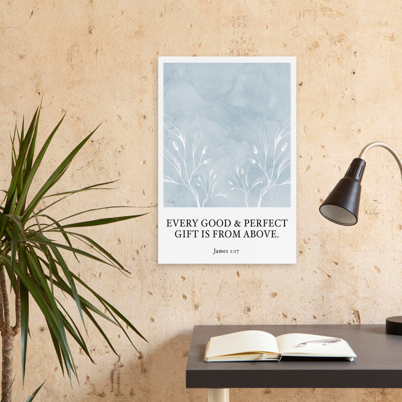 «Perfect From Above - Contemporary James 117», citation de bon et parfait, H 24 po x l 16 po