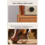 Armoire de rangement scandinave en bois massif à une pièce