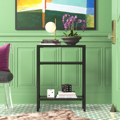 Ceno Glass Top Console Table