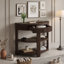 Console avec tiroir et tablettes-368969783