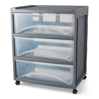 3 Drawer Storage Drawer