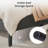 Upholstered Platform Bed With Wingback Headboard，Wood & Metal Frame, Underbed Storage-123043681-123043682