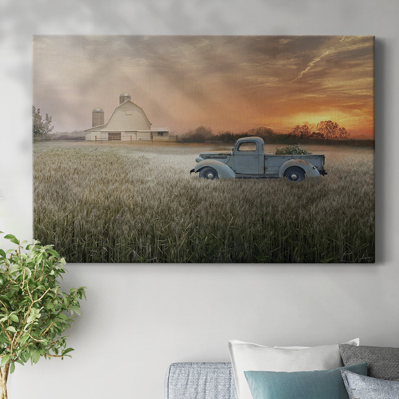 Evening Farm-Gallery, toile tendue, H 24 po x l 36 po