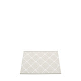Rex Geometric Area Rug in Fossil Gray/Ivory