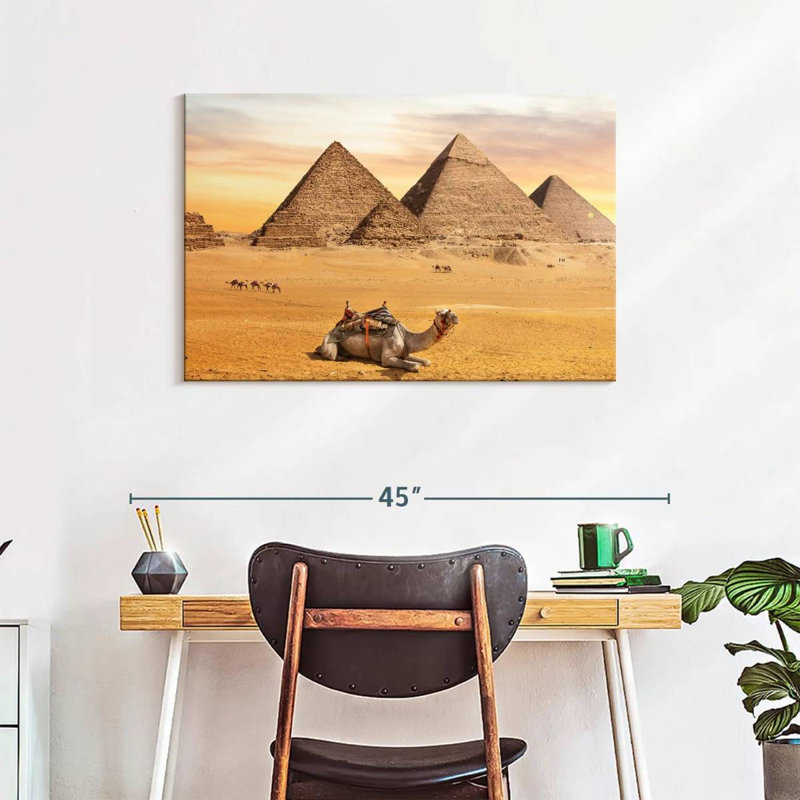 Adella Great Giza Pyramids, 24" H x 36" W