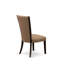 L'ensemble de salle à manger 3 pièces comprend une table de salle à manger ronde avec piédestal et 2 chaises rembourrées en tissu de lin sable blanc lin-443064794-443064793-443064792