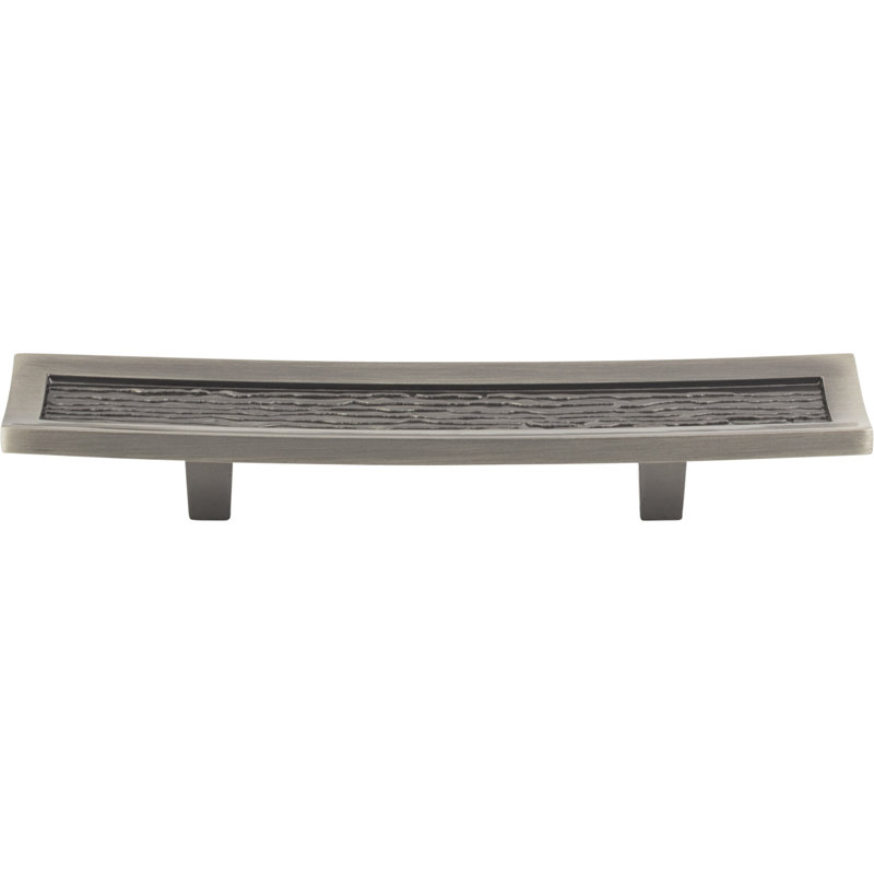 Brushed Nickel Modern Bar Handle with Mounting Hardware