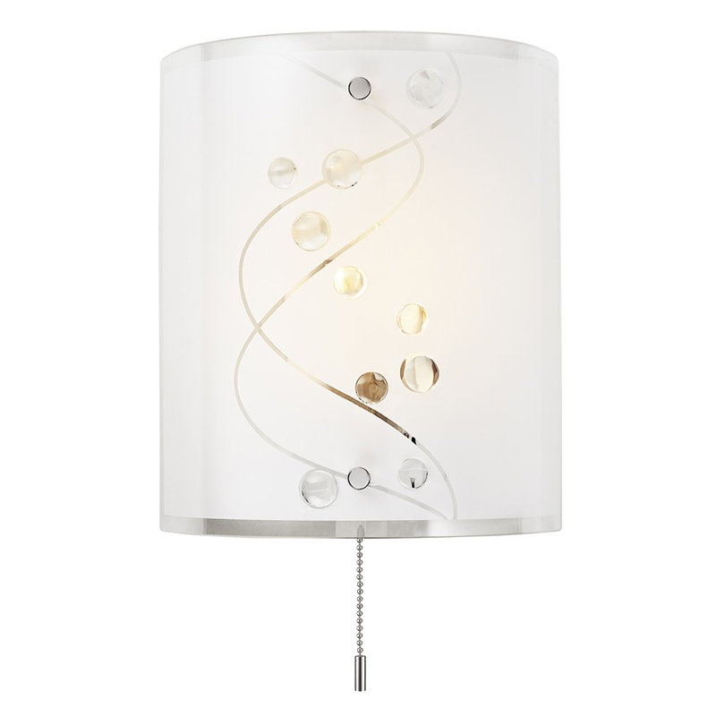 Carisbrooke Glass Flush Mounted Sconce