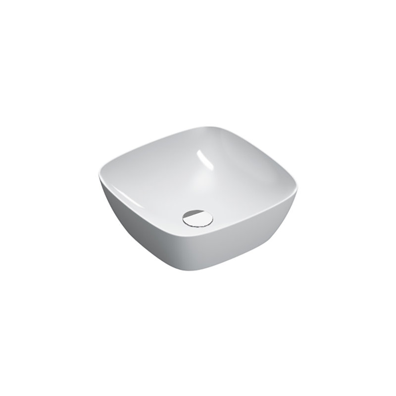 Catalano 15.75'' Fireclay Square Bathroom Sink, White