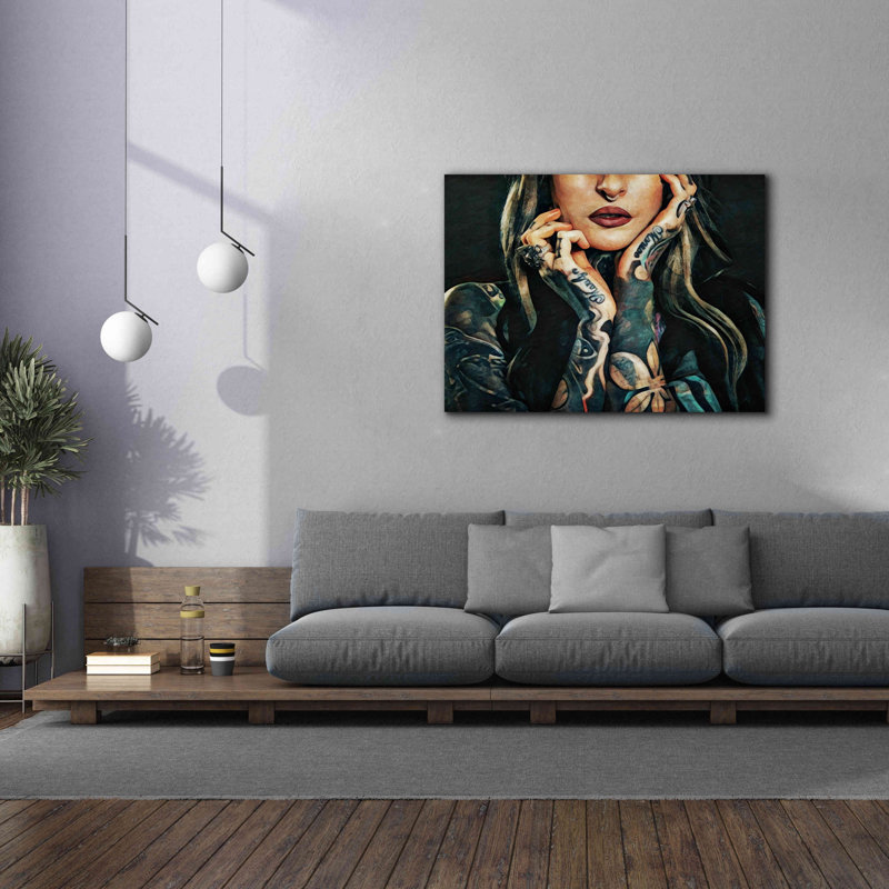 Impression sur toile tendue, H 40 po x l 54 po x P 1,5 po