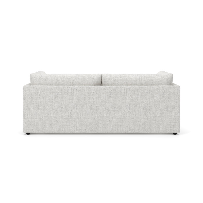 Kallie 86" Upholstered Sofa, Monique Oyster Boucle