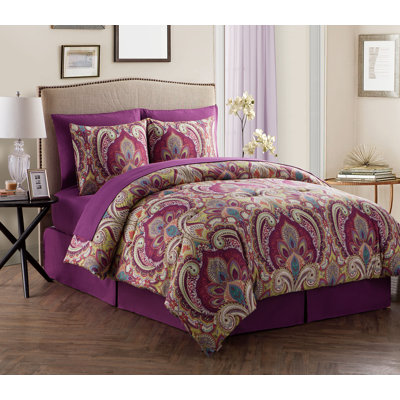 Auckland Polyester Damask Comforter