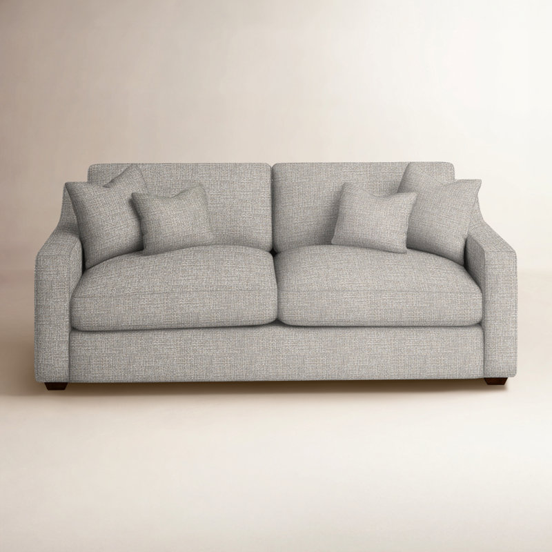 Rhodes Upholstered 94.5'' Sofa, Lena Off White Performance Linen Blend