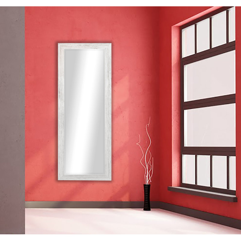 Miroir pleine grandeur Carlea, Blanc comté, H 59 po x l 20 po