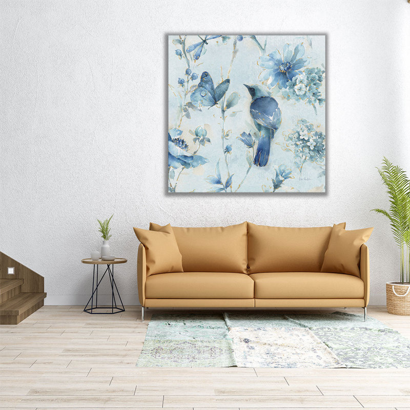 Indigold douzième - reproduction d'art sur toile, H 40 po x l 40 po