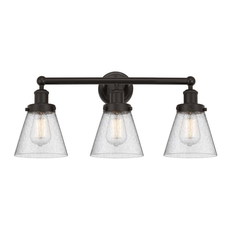 Annamary 3 - Light Dimmable Vanity Light, Mercury, Oil Rubbed Bronze