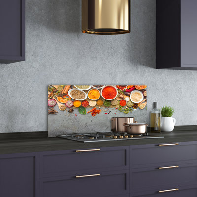 Ludlew 50cm W x 100cm L Glass Peel and Stick Panel