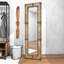 Miroir brun en bois Markeyia