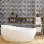 Britteni 38.1cm W x 38.1cm L PVC Peel and Stick Mosaic Tile-1845929680