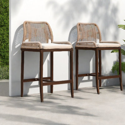 Tabourets de bar Comfort, corde en aluminium de style moderne pour la maison