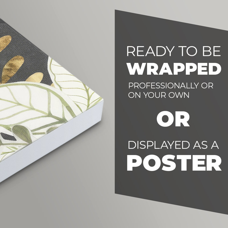 Gilded Christmas Collection B - Impression sur toile seulement - NON-CADRE, H 27 po x l 18 po