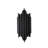 Chinwike Modern Black Wall Lamp with Metal Body, 8.7 x 19.7 x 4.3 inches | E14 Socket, Max 40W | IP20 Rated for Indoor Use | Stylish Lighting Fixture for Living Room, Bedroom & Hallway, Elegant Design-106854185
