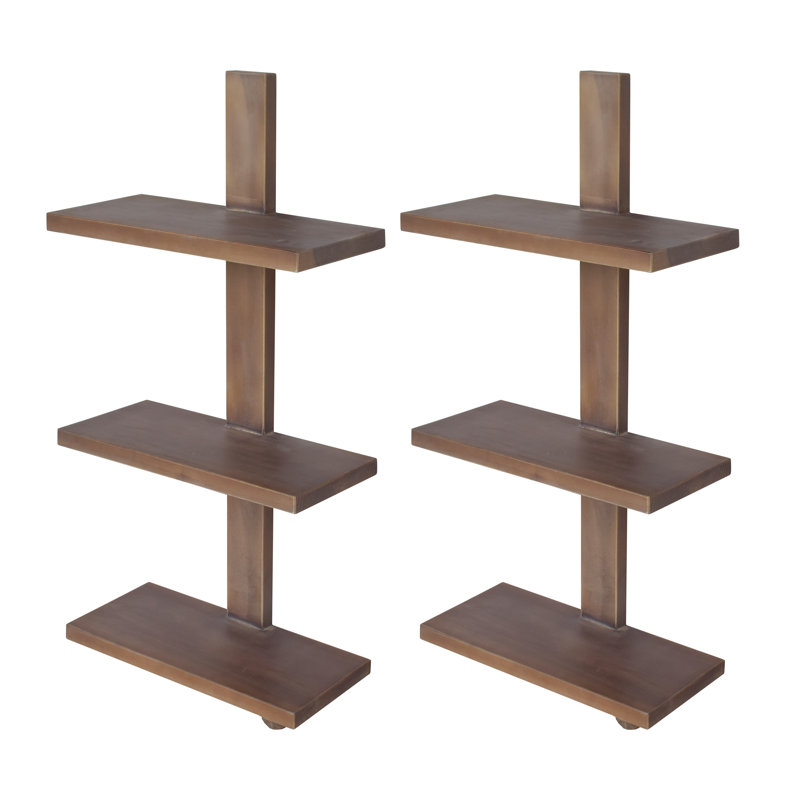 Assiyah 3 Piece Waru Bracket Shelf
