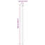 Vidaxl Fence Posts 2 Pcs Powder-Coated Steel-116846617-116846615