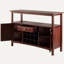 Armoire-buffet à finition noyer à 12 bouteilles Eslick, H 31,81 po x l 45,33 po x P 15,49 po
