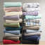 Drap pour très grand lit 4 pièces en molleton 100% doux au toucher - boulochage, lavable à la machine, avec drap plat, 2 taies d'oreiller ajustées, convient aux matelas de 16 po